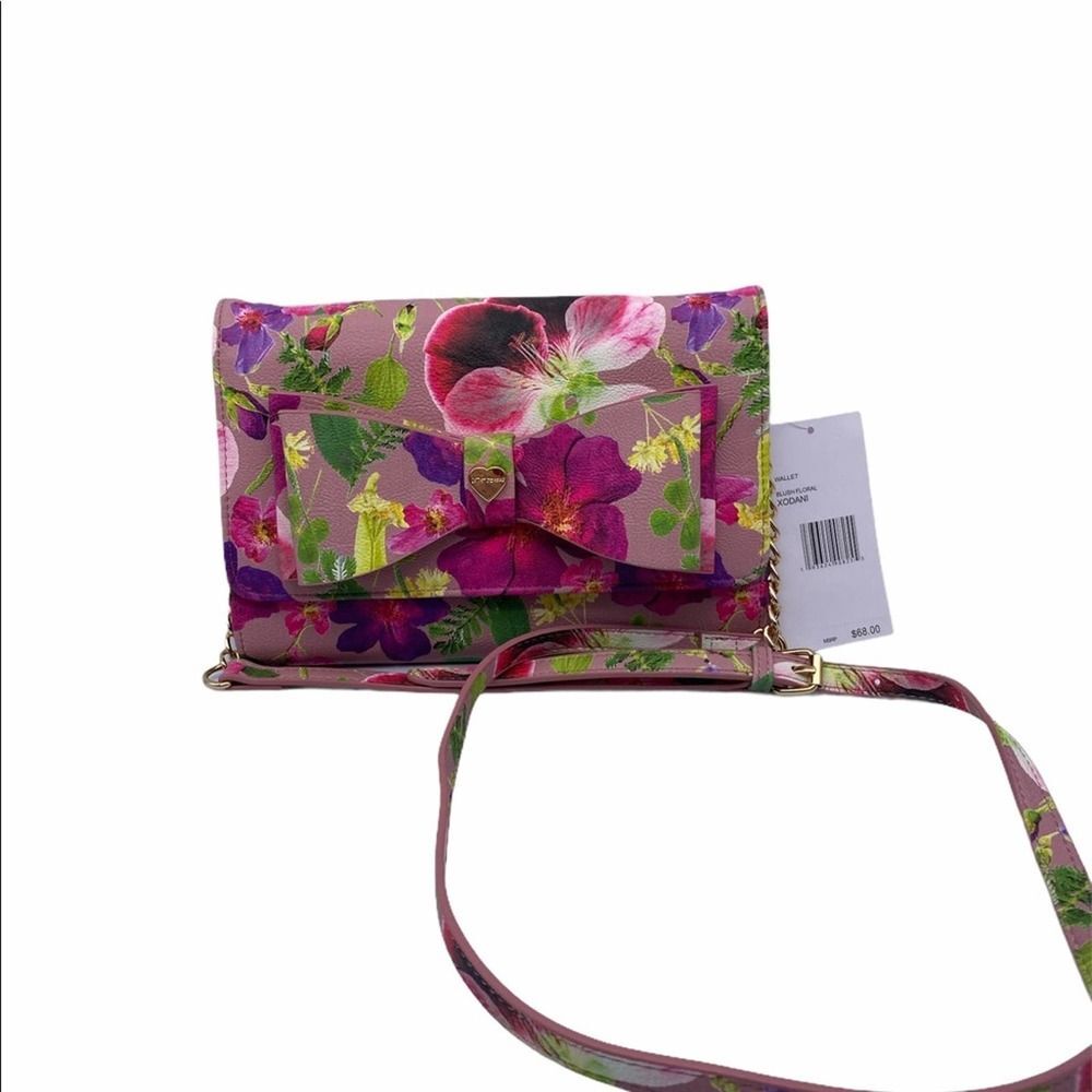 Betsey Johnson Blush Floral Crossbody